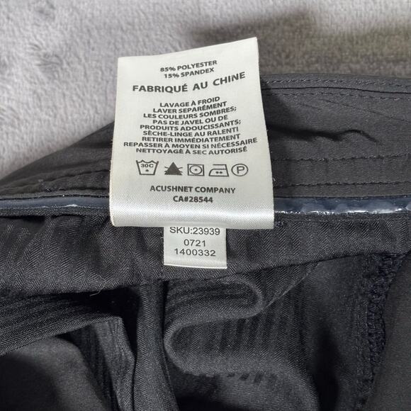 FootJoy Men’s Golf Shorts W40 Black Stretch Performance Moisture Wicking FJ - Picture 8 of 8